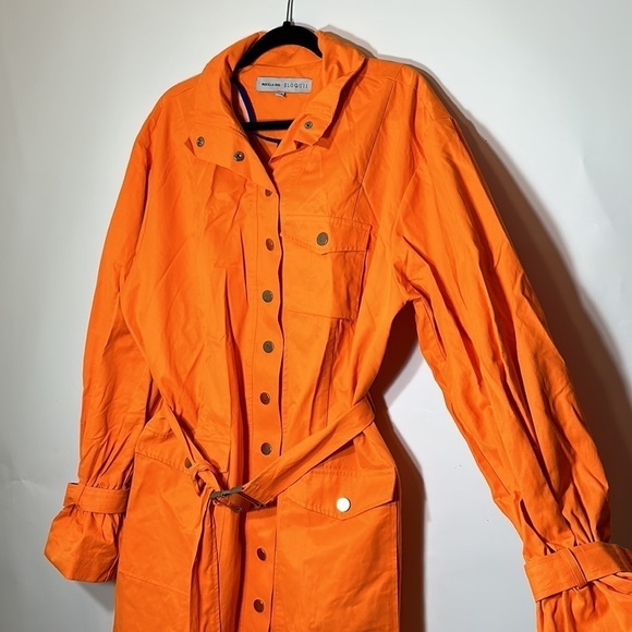 ELOQUII 14/16 Priscilla Ono x ELOQUII Belted Cargo Dress - Picture 8 of 15